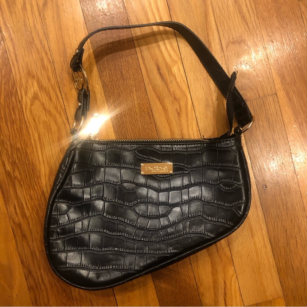 Bebe Black Shoulder Bag